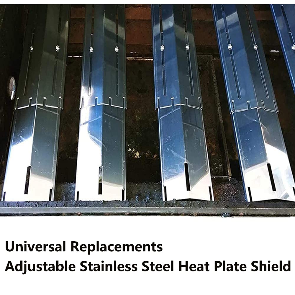 KEESHA burner-protection plate helps extend grill life and cleanup.