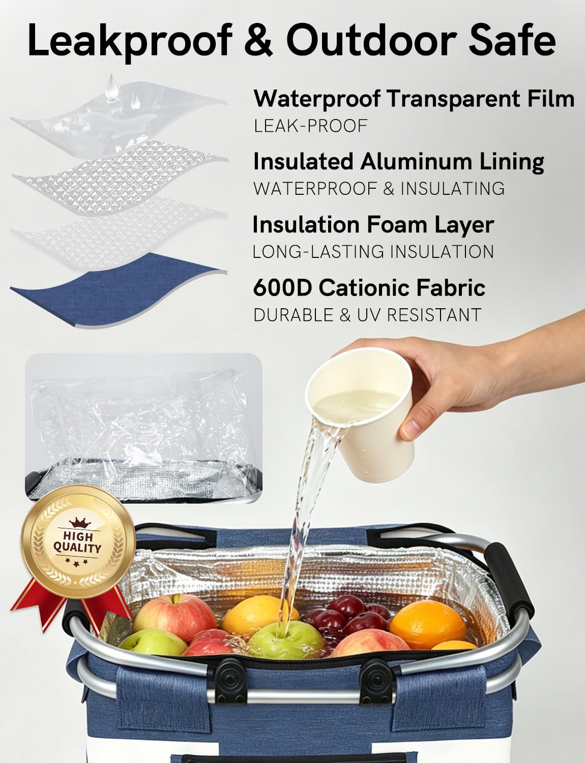 KEFOMOL leak-proof design prevents spills and odors on trips.