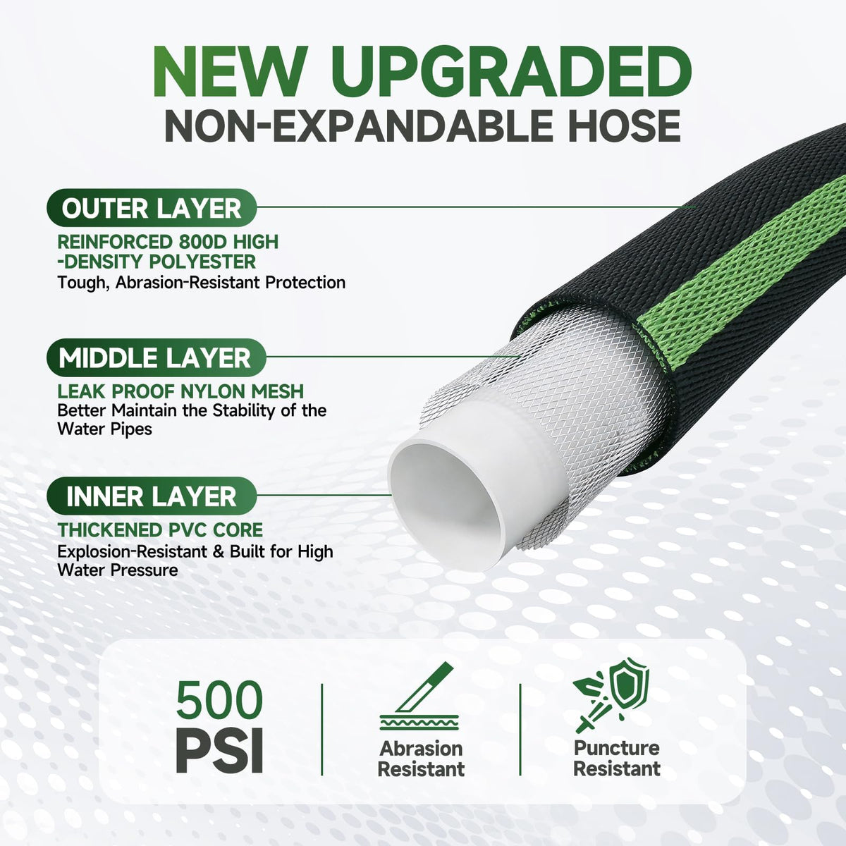 Kegemor lightweight hose enables easy handling and everyday tasks