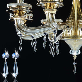 Kehail baroque prism creates shimmering focal points for weddings and decor.