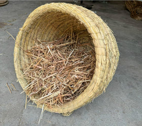 Kela Tipi natural straw supports plant health as garden mulch with minimal processing.