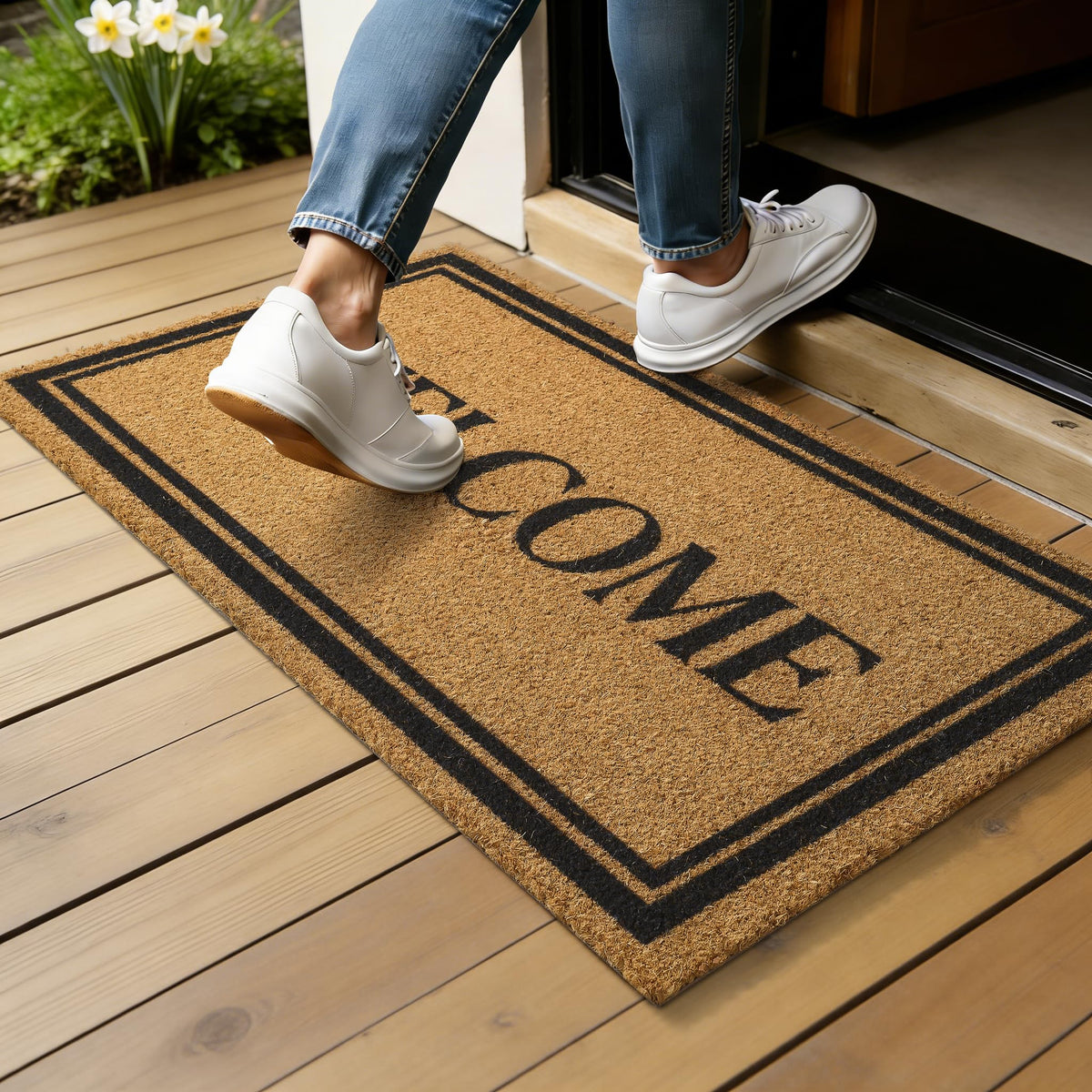 Kelarea pets and kids friendly entry mat handles daily traffic.