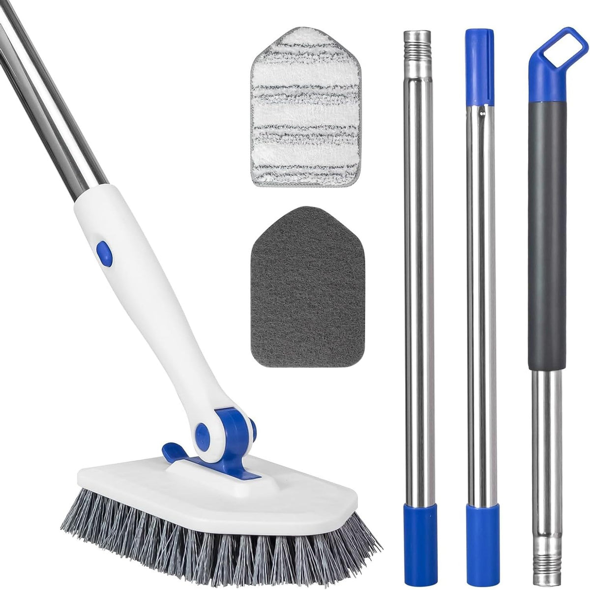 Keleekelin pool brush with a 52-inch extendable handle for easy reach