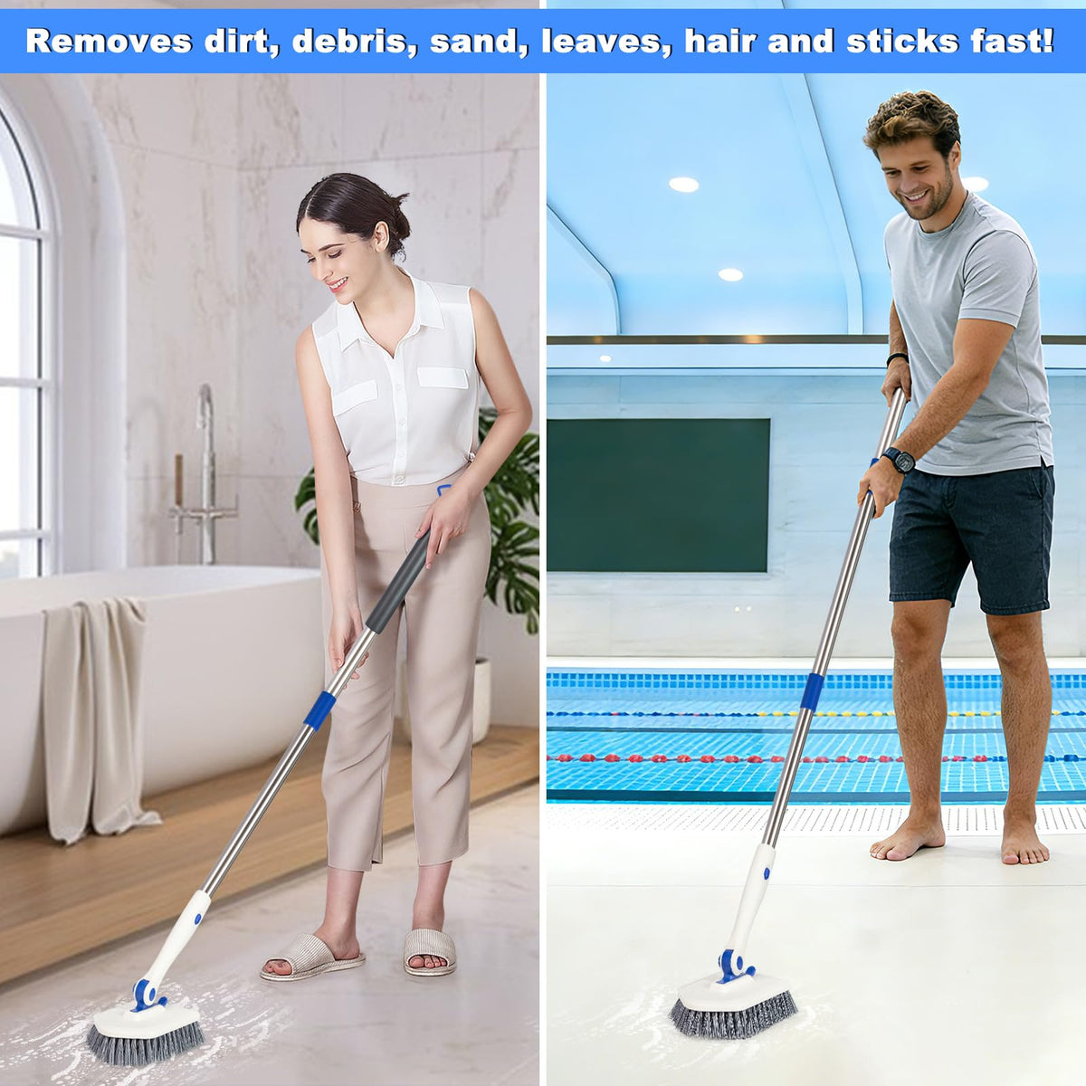 Keleekelin multi-surface tool suitable for tile, marble, and bathroom surfaces