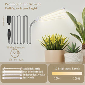 KELHOMECL 11-tier shelf highlights space-efficient display for indoor greenery.