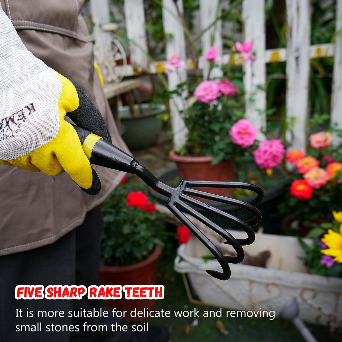 Kemaier full-tang handle design minimizes breakage during weeding