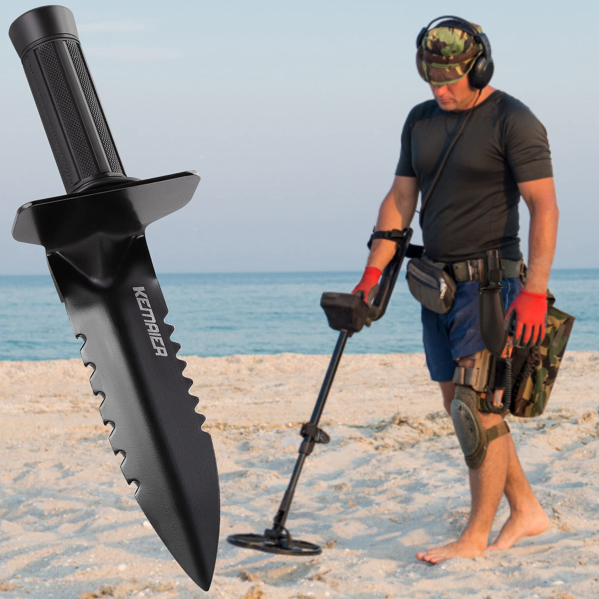 Kemaier ergonomic handle provides comfortable grip and reduced wrist strain