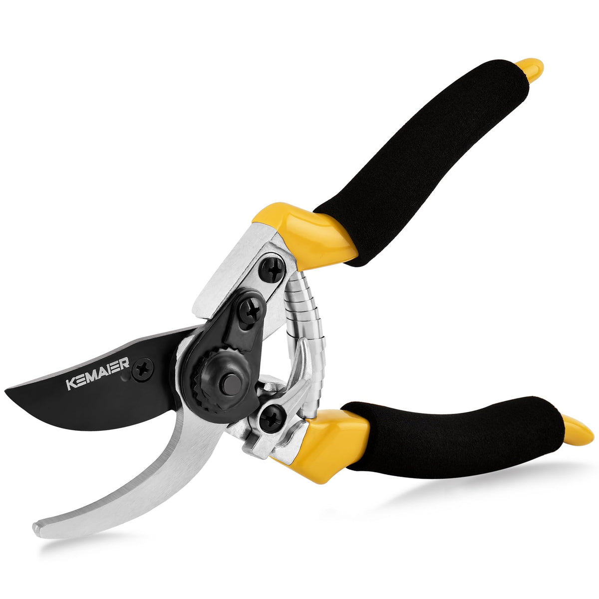 Kemaier pruning shears pruning roses and hedges with precision.