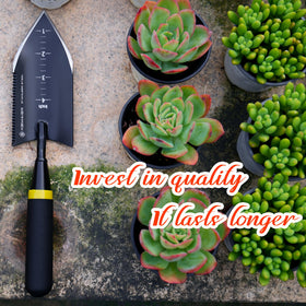Kemaier trowel blade measures 5.7x2.68 inches for planning tasks