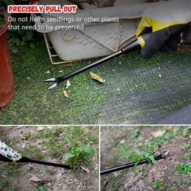 Kemaier weed remover dandelion removal close-up highlights sturdy build.