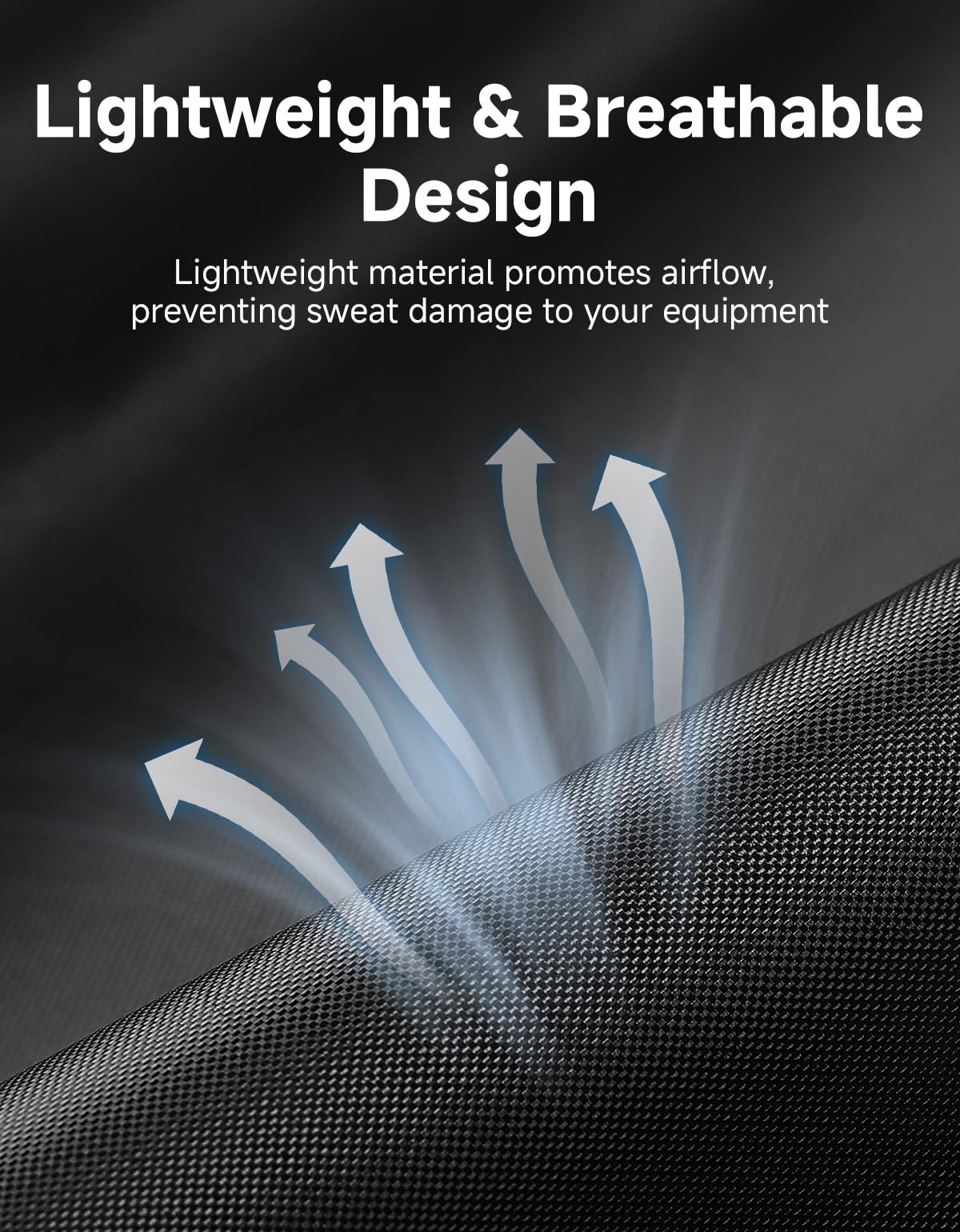 KEMIMOTO breathable oxford fabric close-up reduces condensation and rust risk