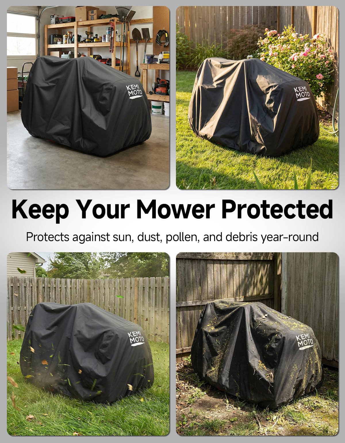 KEMIMOTO universal fit for decks up to 54 inches with trusted compatibility