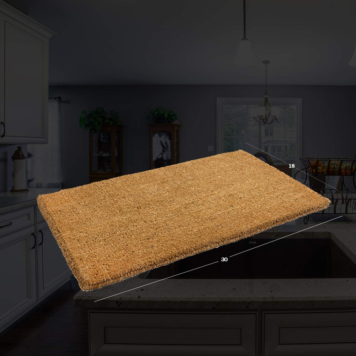 Kempf biodegradable coconut husk doormat