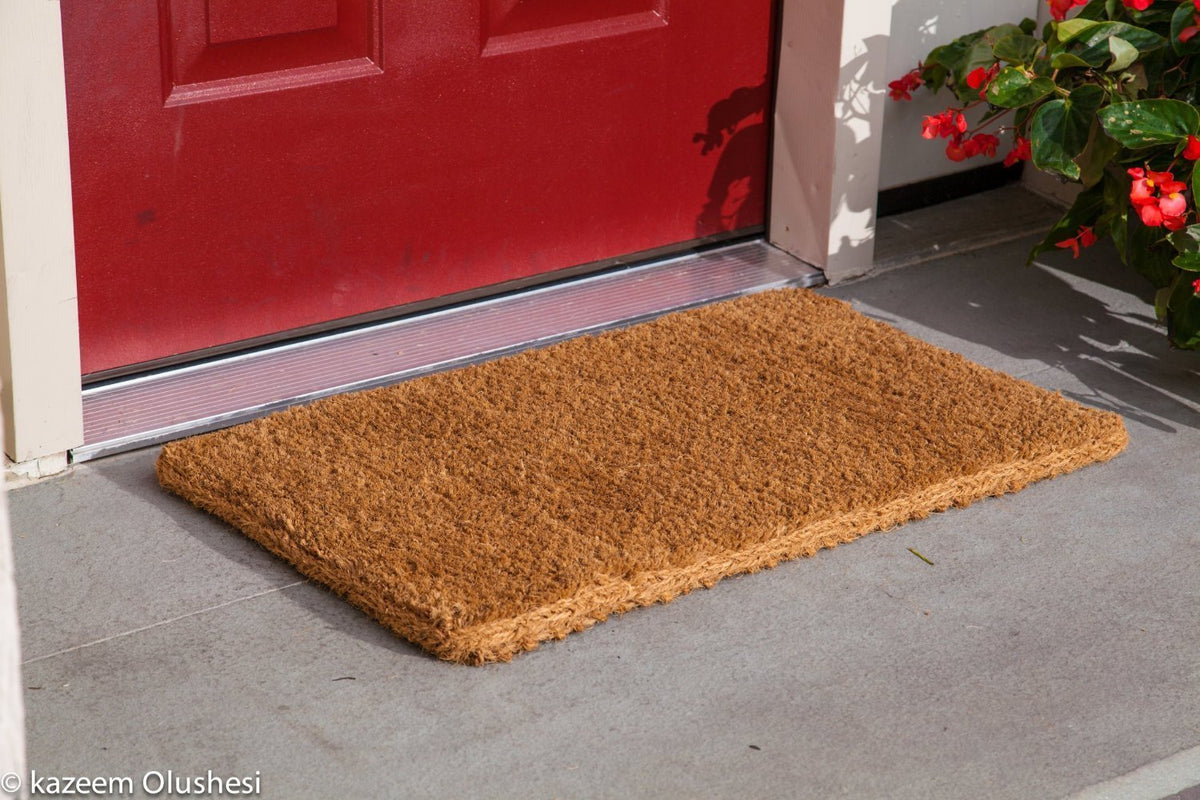 Kempf doormat 22-36 coverage helps protect entryways from tracked-in debris.