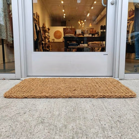 Kempf Dragon Weave doormat traps dirt before entering the home