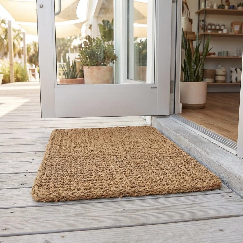 Kempf Dragon Weave doormat interwoven fiber detail for long-lasting use
