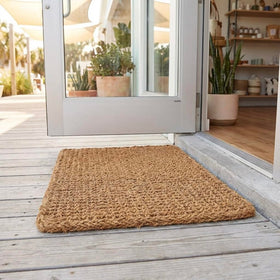 Kempf Dragon Weave doormat interwoven fiber detail for long-lasting use