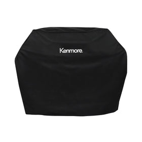 Kenmore 56-inch grill cover in heavy-duty fabric protects your BBQ from rain