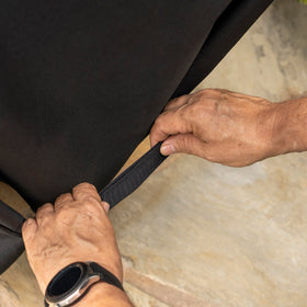 Kenmore easy-cleaning option: rinse with hose and air dry