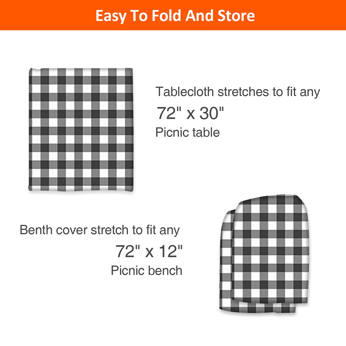 KENOBEE waterproof vinyl top offers easy wipe-down cleanup.