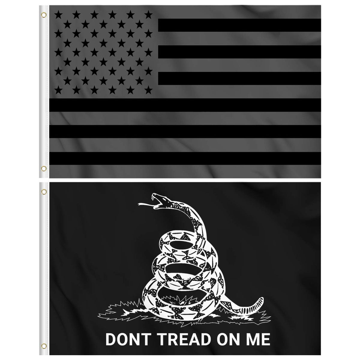 KENPMA Dont Tread On Me flag 3x5ft for outdoor porch display.