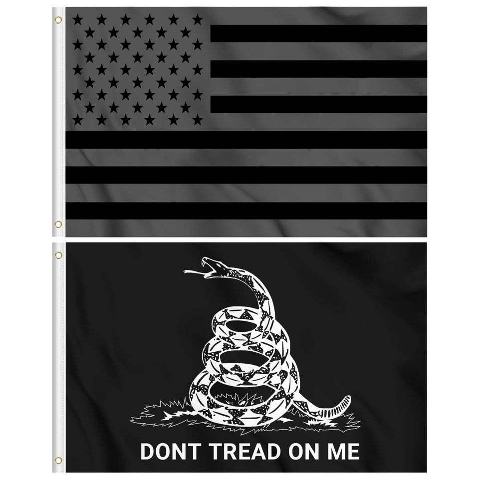 KENPMA Dont Tread On Me flag 3x5ft for outdoor porch display.