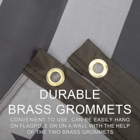 KENPMA Rust-proof grommets enable easy, secure hanging.
