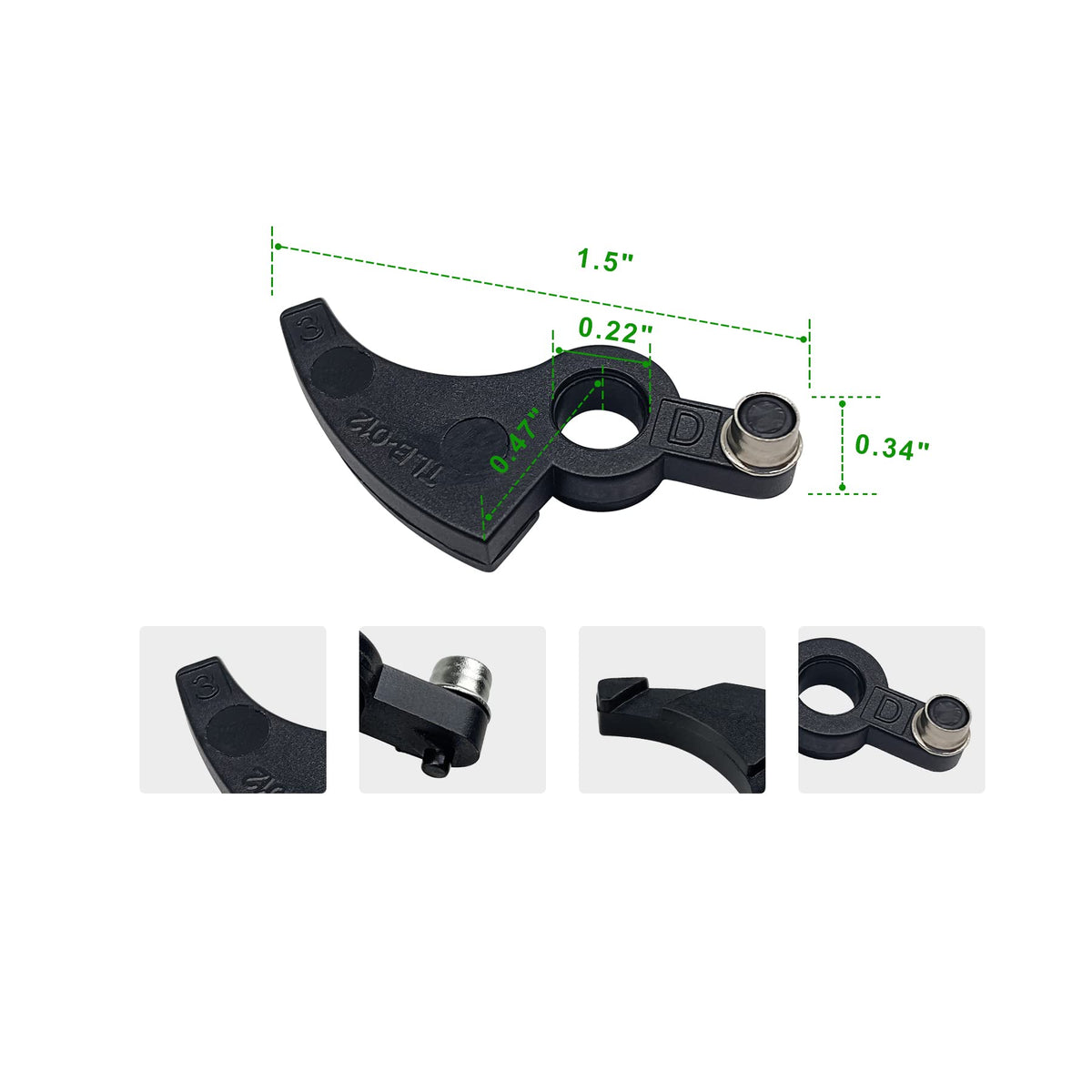 Kenshopping lever compatibility with 90567077 and 90567079 for Black & Decker