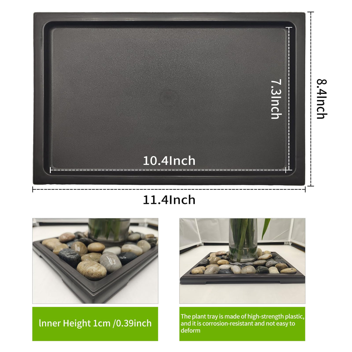 KEOHOLI bonsai humidity tray inner size fits most pots and keeps roots cushioned