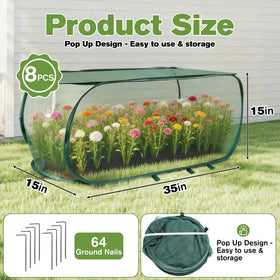 KEOHOLI dark-green breathable mesh lets sunlight and water reach plants comfortably.