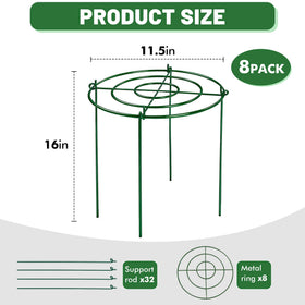 KEOHOLI peony cages four 16-inch legs provide sturdy soil anchoring