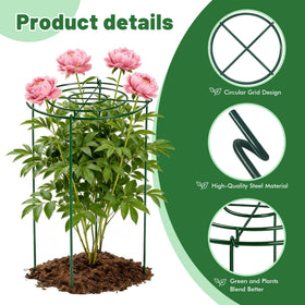 KEOHOLI sturdy steel with green coating resists wind and corrosion