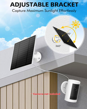 KEPEAK 360-degree adjustable bracket for flexible mounting angles.