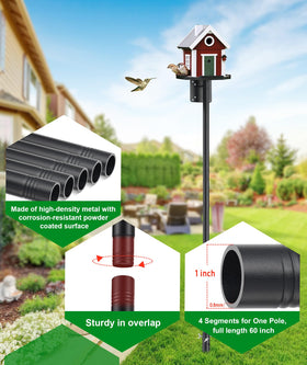 Keplrend 4x4 mounting plate fits most feeders for quick setup