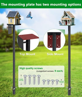 Keplrend 60-inch height option keeps feeders visible without crowding ground