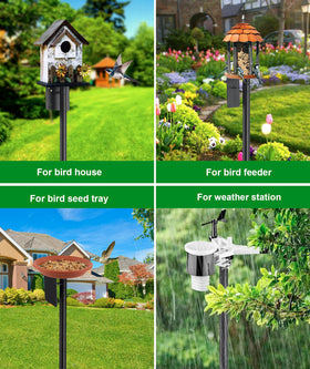 Keplrend camera-compatible pole aligns smart feeders for sharp close-ups