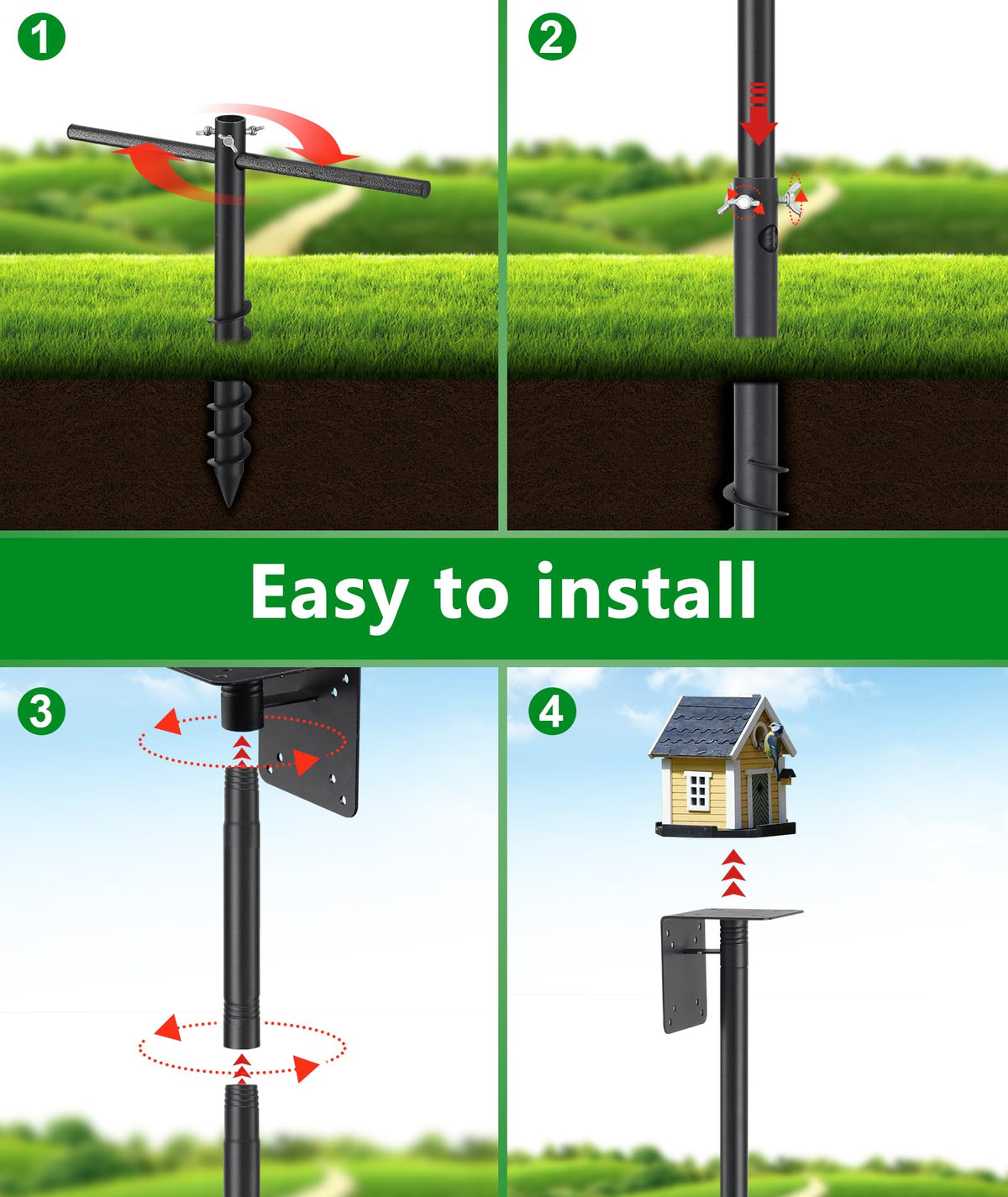 Keplrend easy-assembly setup saves time with included screws and parts
