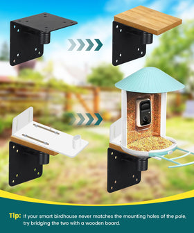 Keplrend weatherproof metal construction withstands rain, sun, and cold