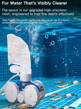 Keptwell Polaris bag promotes clearer water by reducing debris buildup while cleaning.