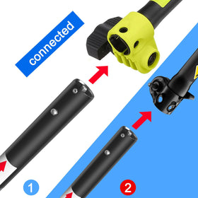 Kerlista square drive shaft connector ensures secure attachment