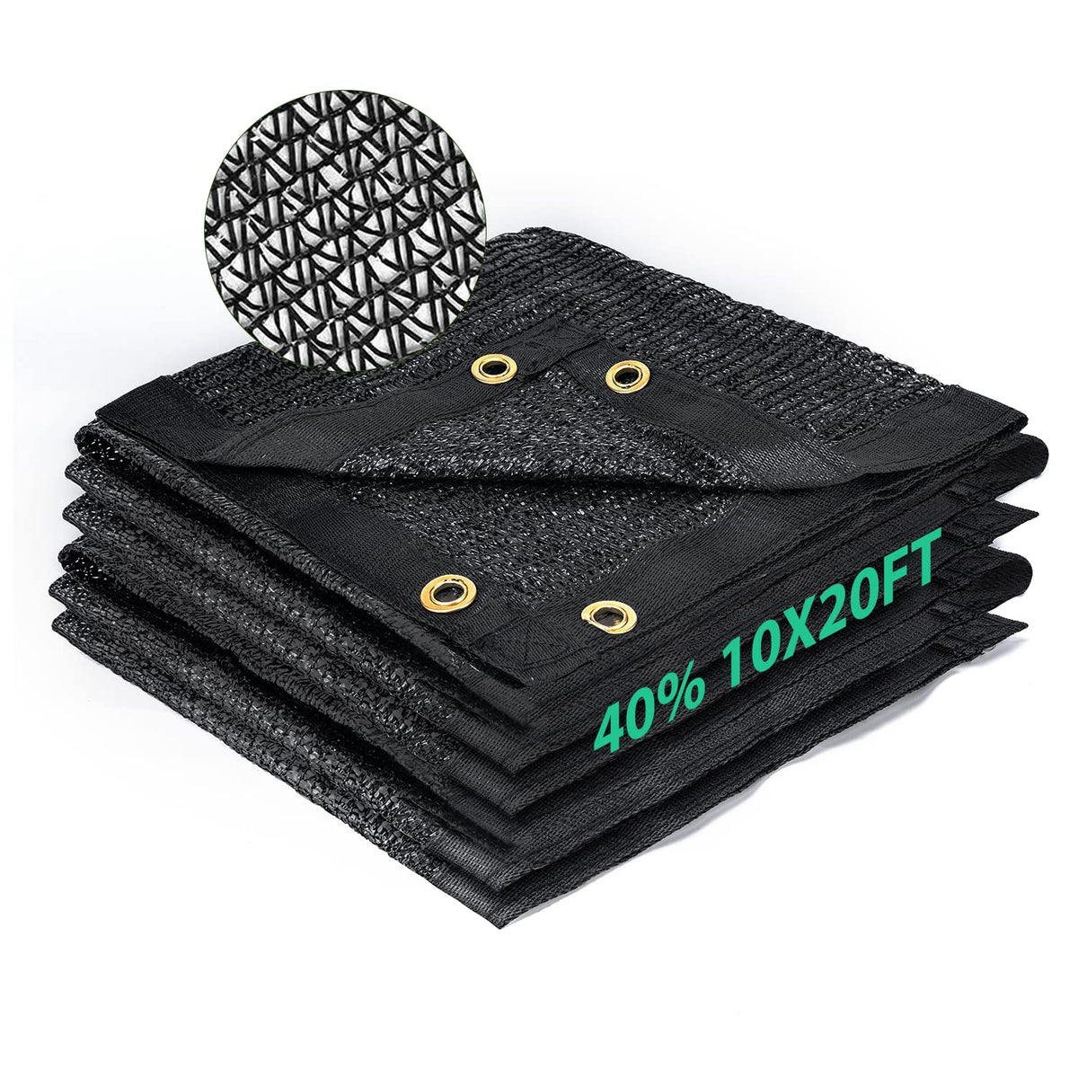 Kesfitt 40% shade cloth for 10x20 ft spaces reduces sun glare while preserving airflow.
