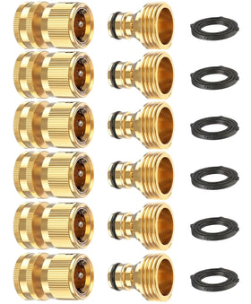 Kesfitt brass quick-connect female for secure, leak-free hose connections.