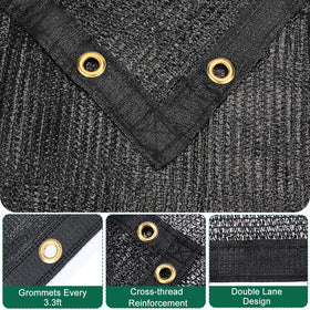 Kesfitt copper grommets enable secure shade setup