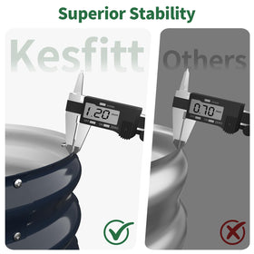 Kesfitt oval design with safety edging for easier, safer setup