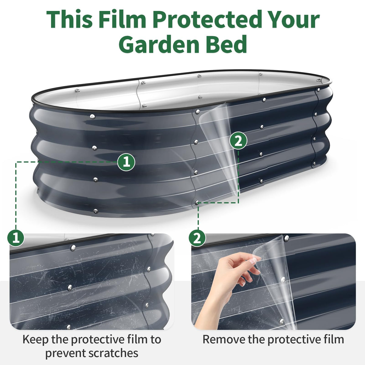 Kesfitt twelve-inch depth supports diverse vegetables and herbs