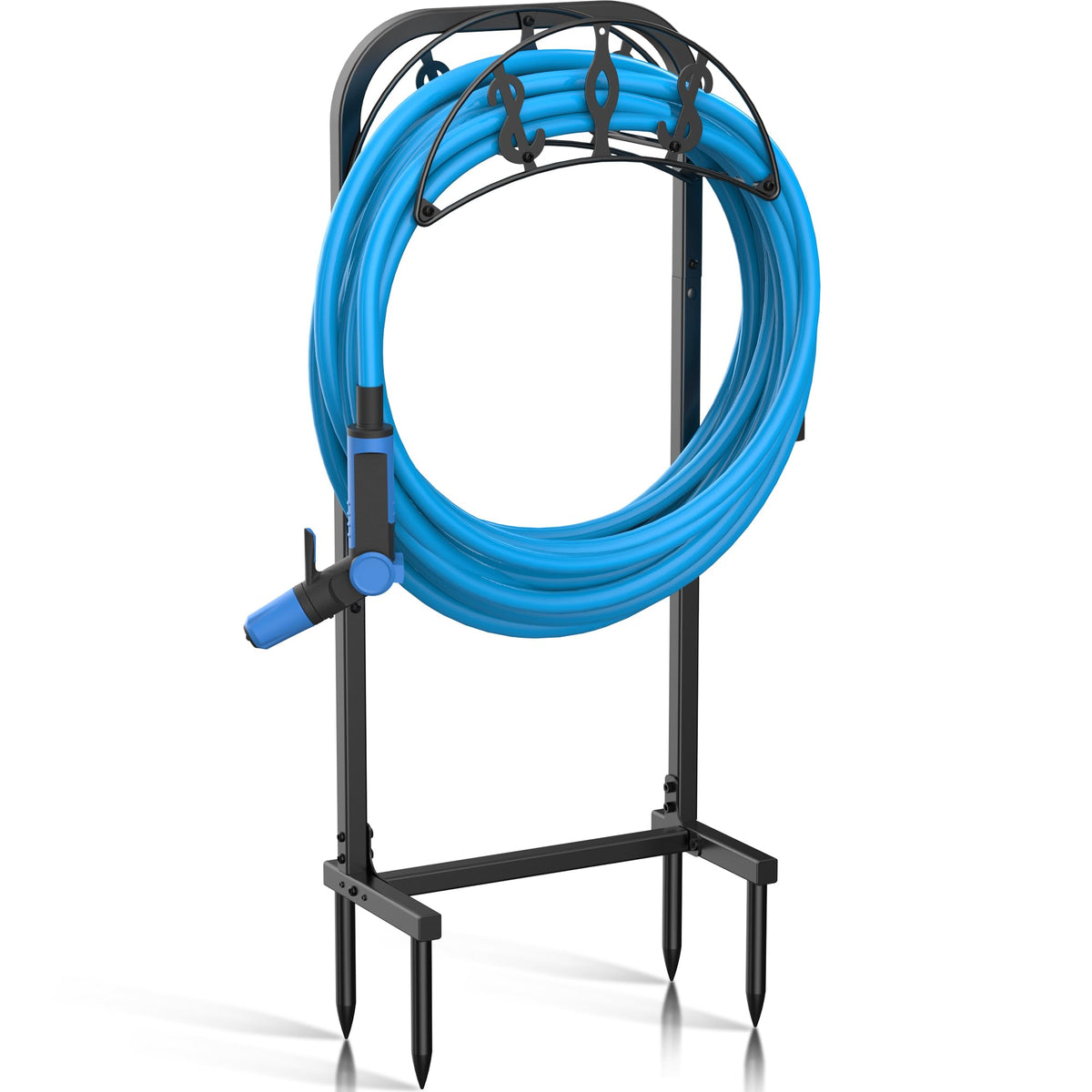 Kesito heavy-duty metal construction resists outdoor wear.