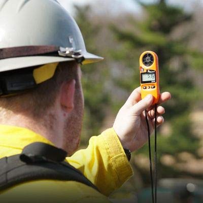 Kestrel 3500FW back view highlighting IP67 waterproofing and MIL-STD-810F durability for harsh conditions