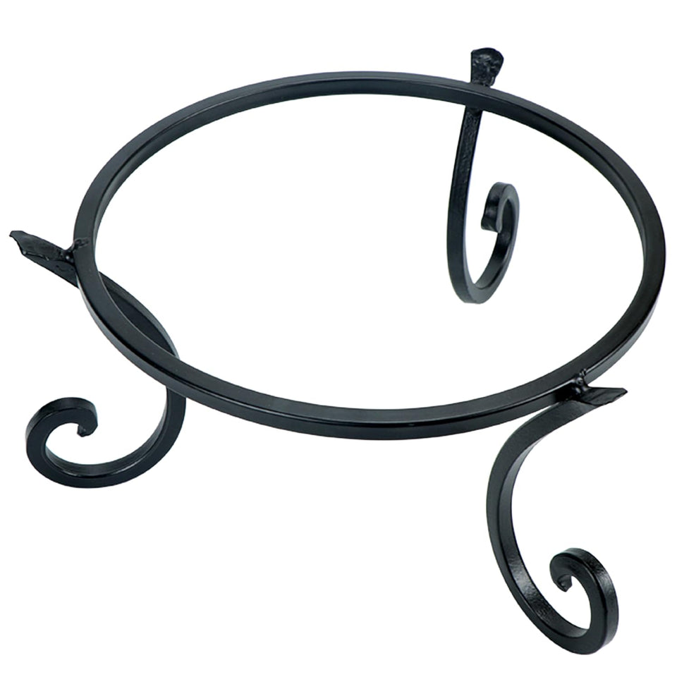 Kesywale gazing ball stand supports a 10-12 inch globe on a sunny patio