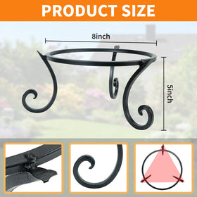 Kesywale metal plant holder stand elevates potted plants indoors with style