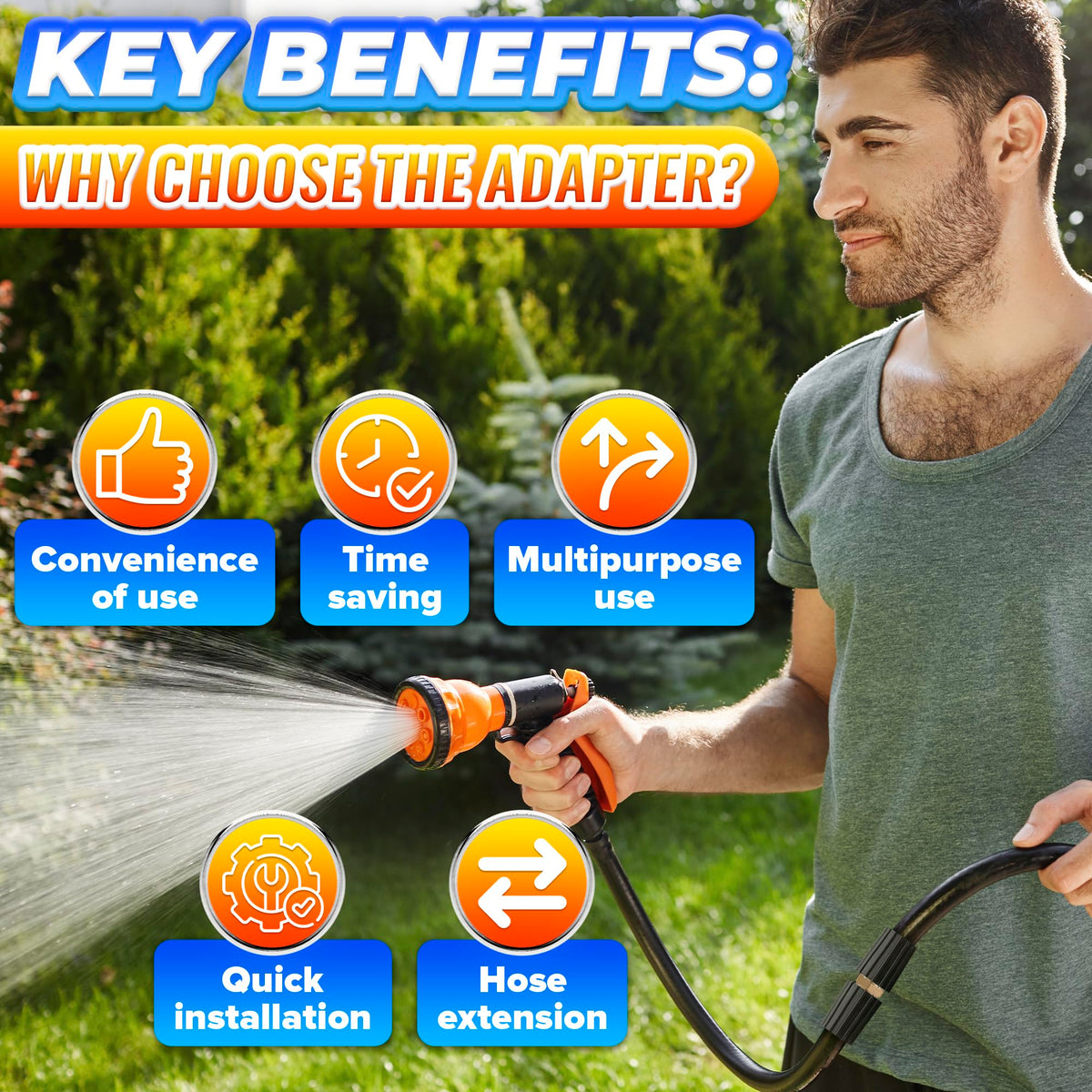 KETAR durable brass construction supports reliable high-pressure washing tasks